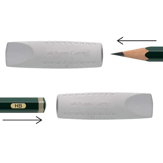 Faber-Castell® Grip Eraser Caps, 2ct.